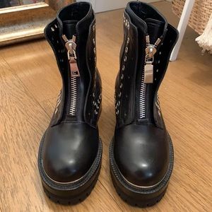 Brand New Alexander McQueen Moto Boots